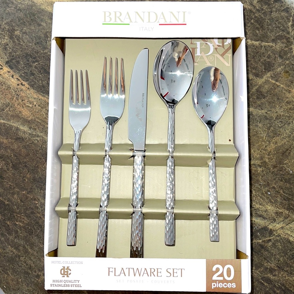 Brandani high quality stainless steel flatware set